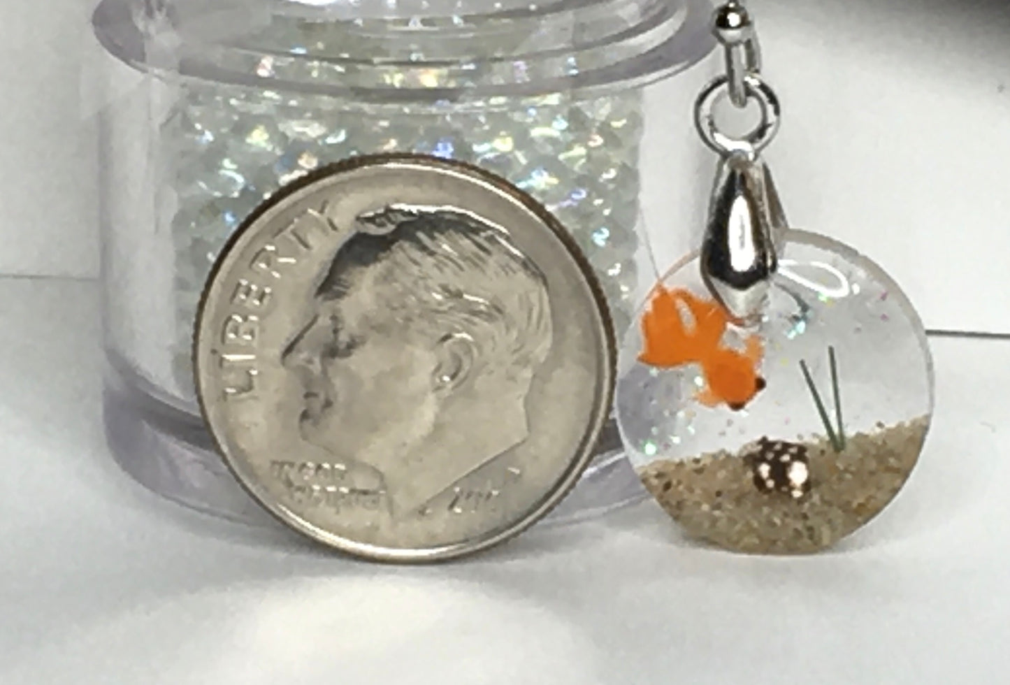 Goldfish Earrings 9/16"