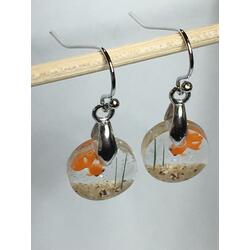 Goldfish Earrings 7/16"