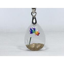 Rainbow Goldfish Necklace Pendant