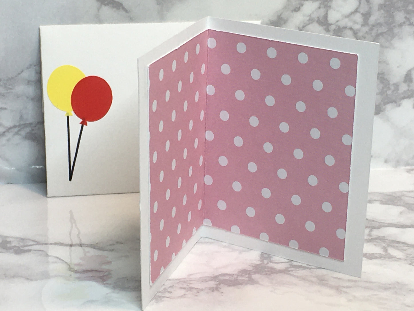 Mini Birthday Card with cupcake blank inside