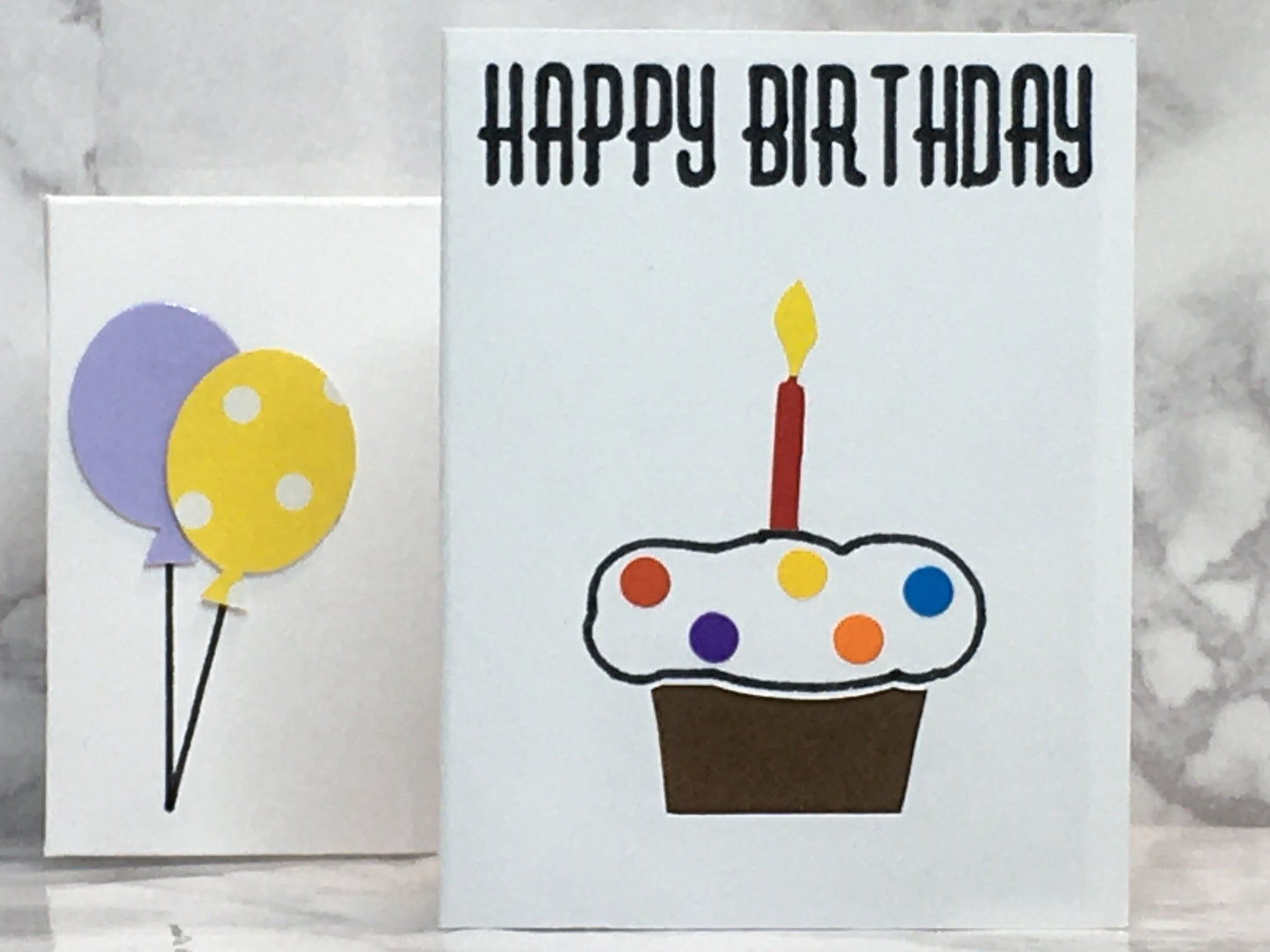 Mini Birthday Card with cupcake