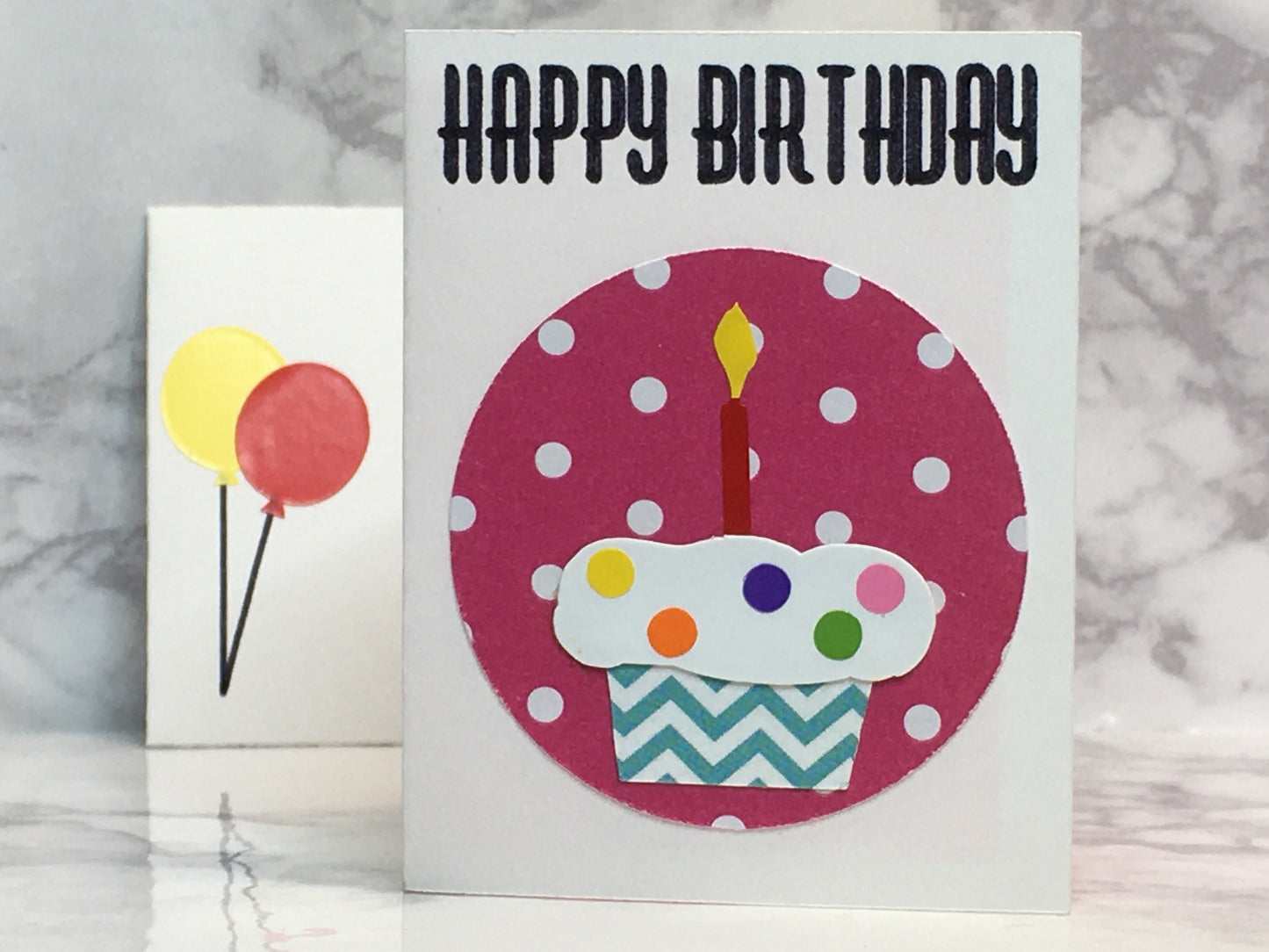 Mini Birthday Card with cupcake