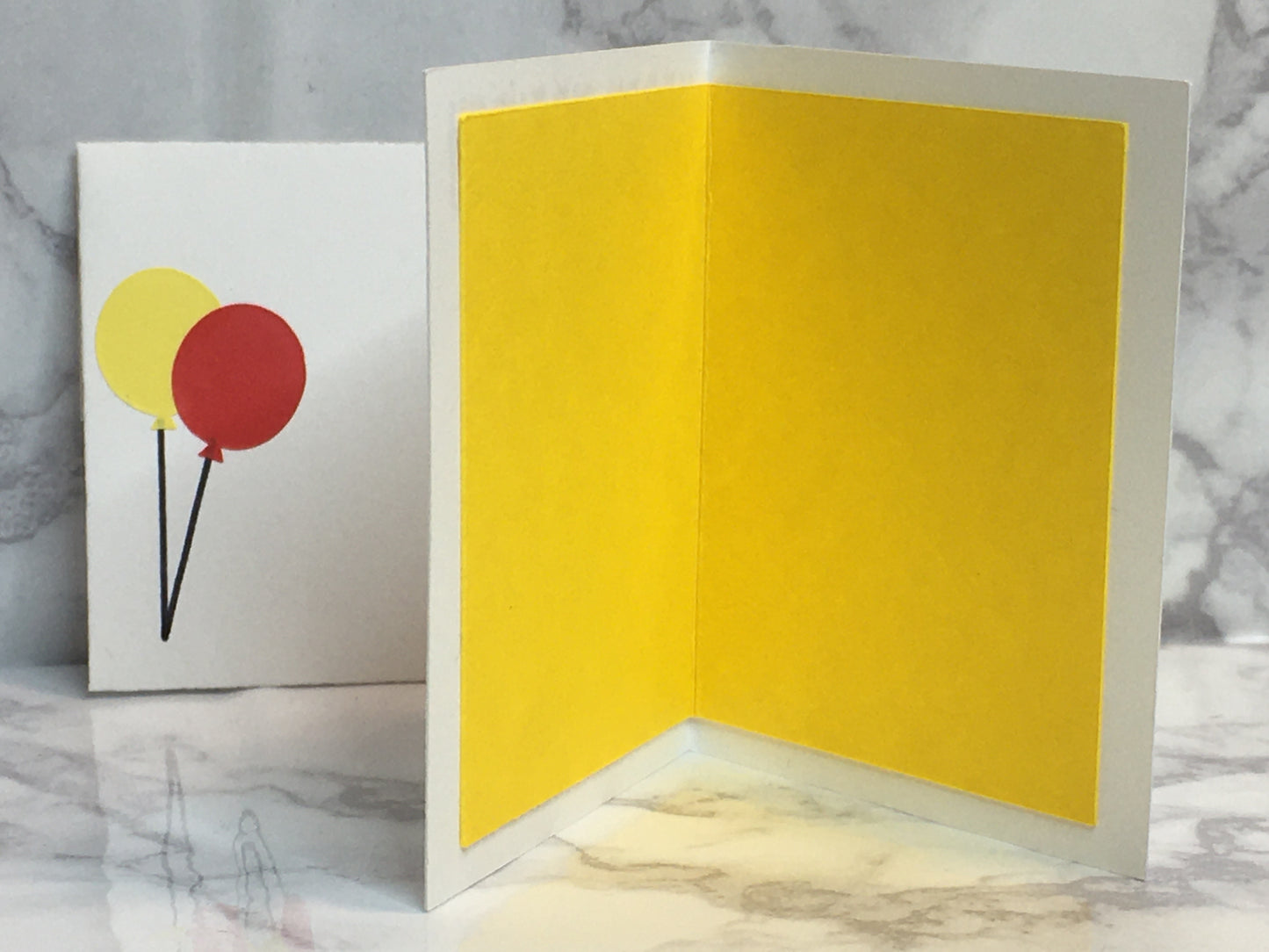 Mini Birthday Card with cupcake blank inside