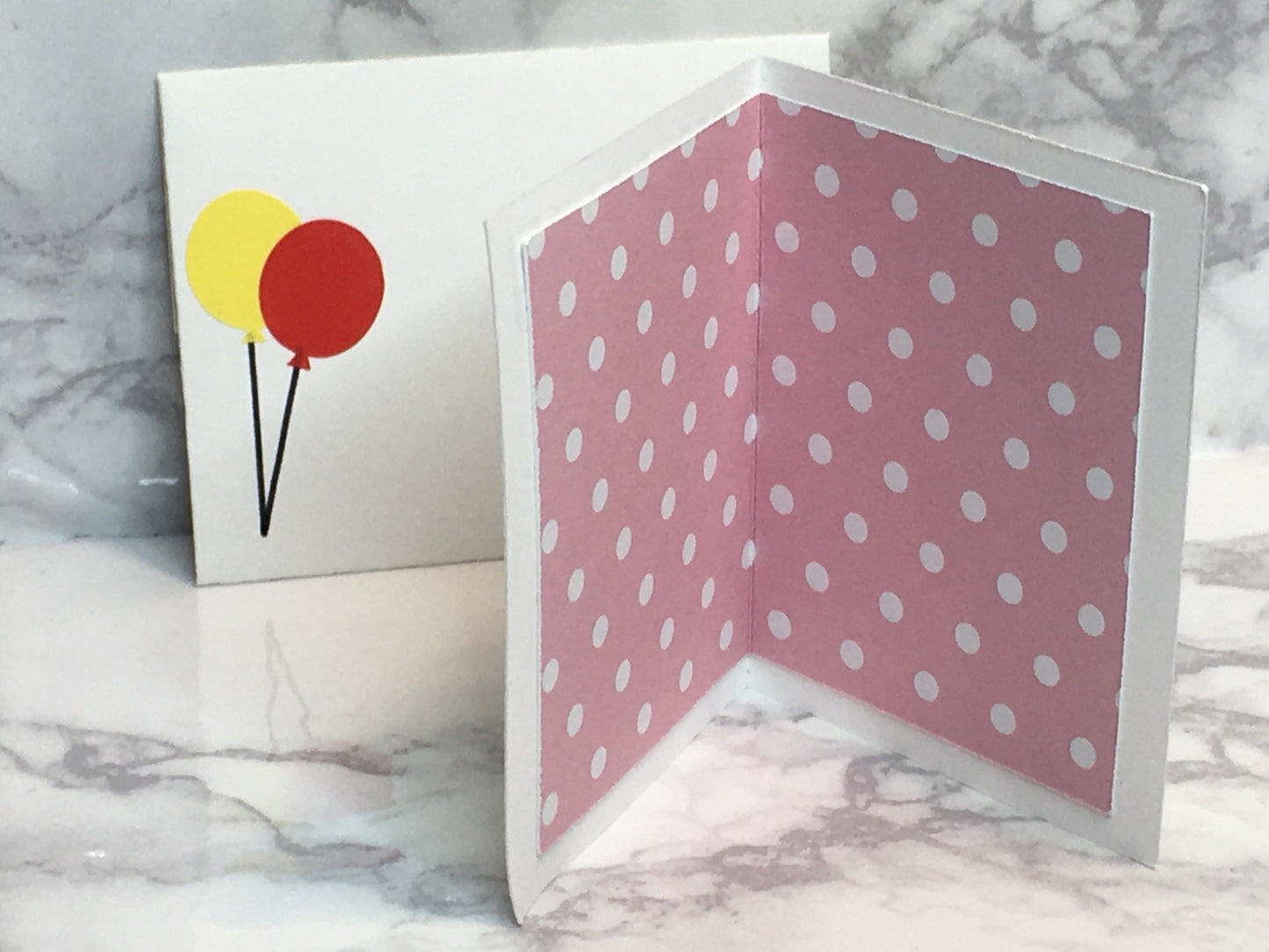 Mini Birthday Card with cupcake blank inside