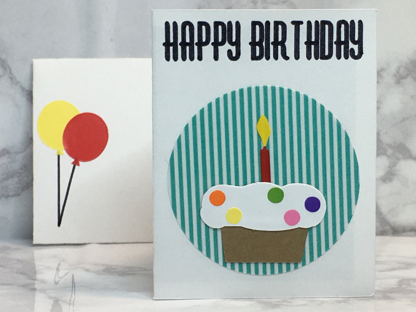 Mini Birthday Card with cupcake