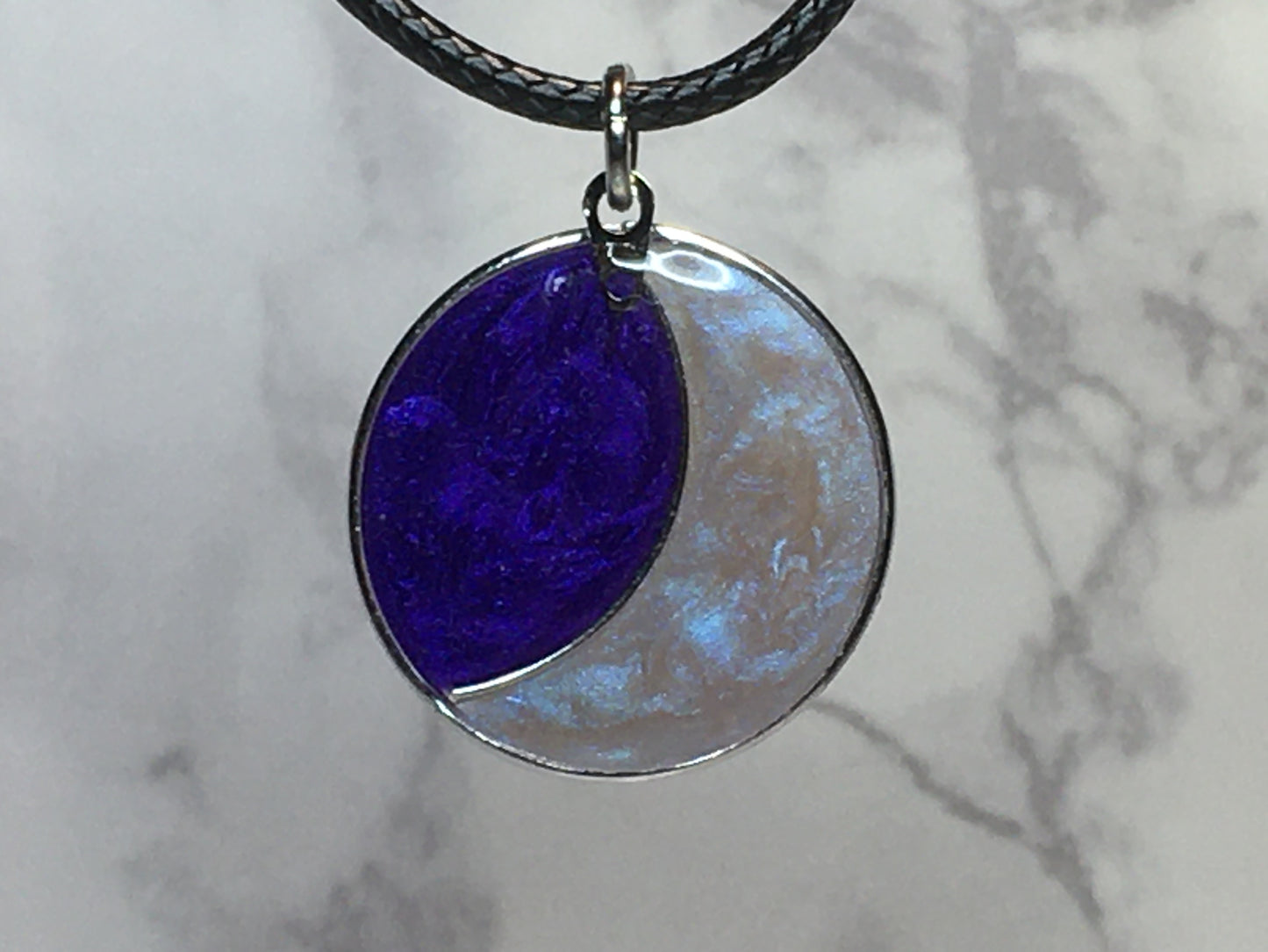 Crescent moon pendant