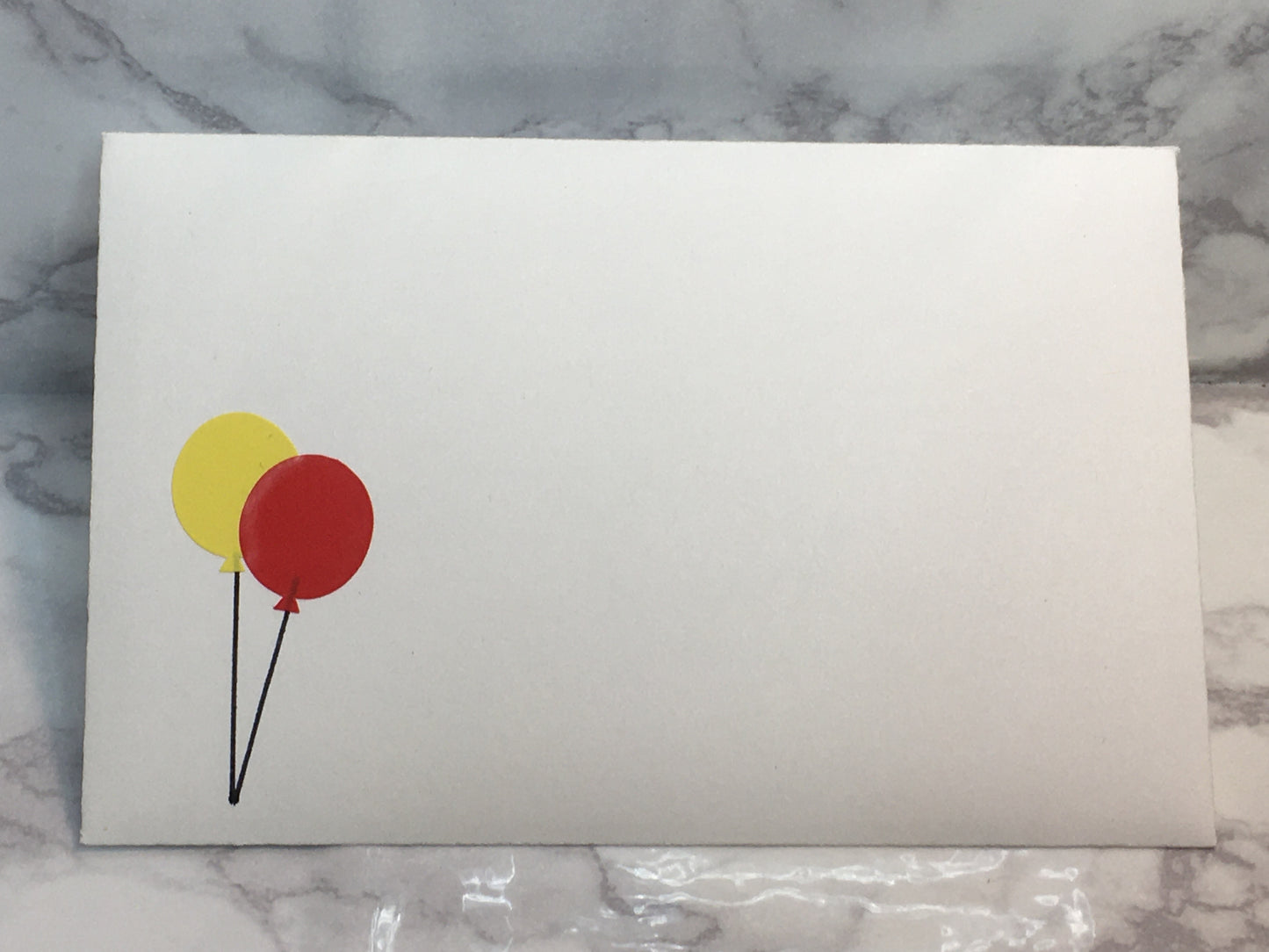 Happy Birthday Gift Card Holder with balloons