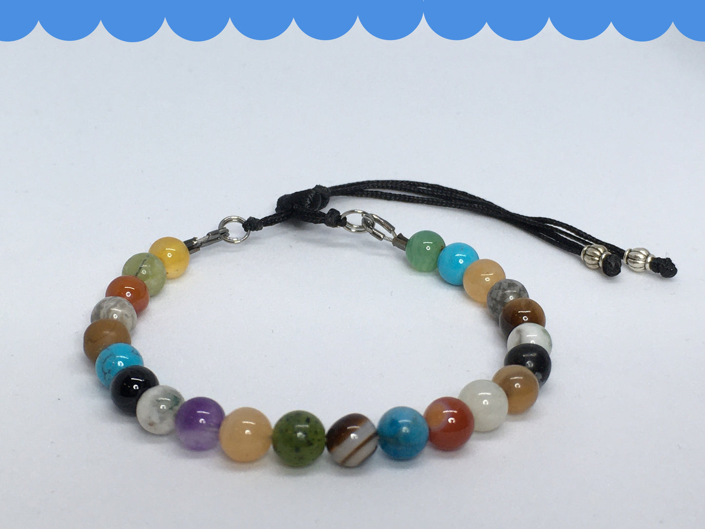 6.75" to 7.25" Gemstone Mix Bracelet