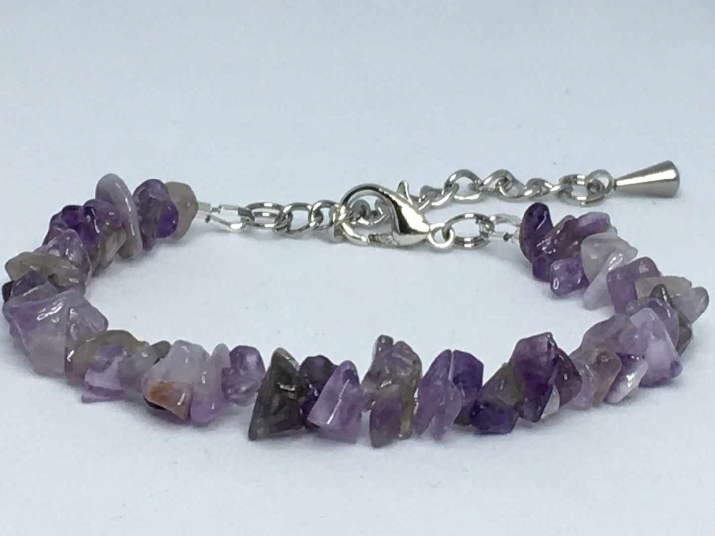 6" Amethyst Chip Women's Bracelet