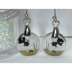 Goldfish Earrings 7/16"