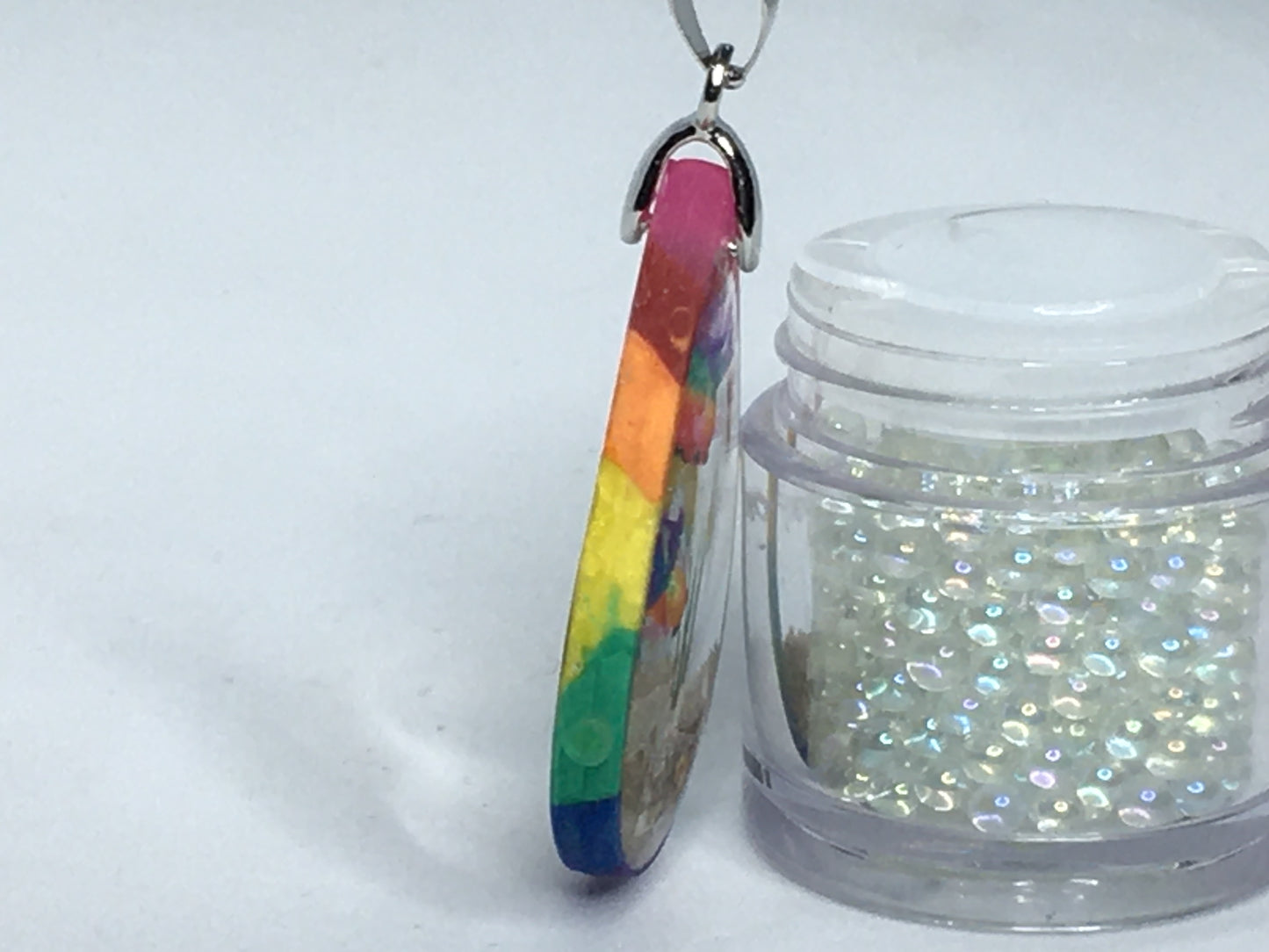 Rainbow Goldfish Necklace Pendant