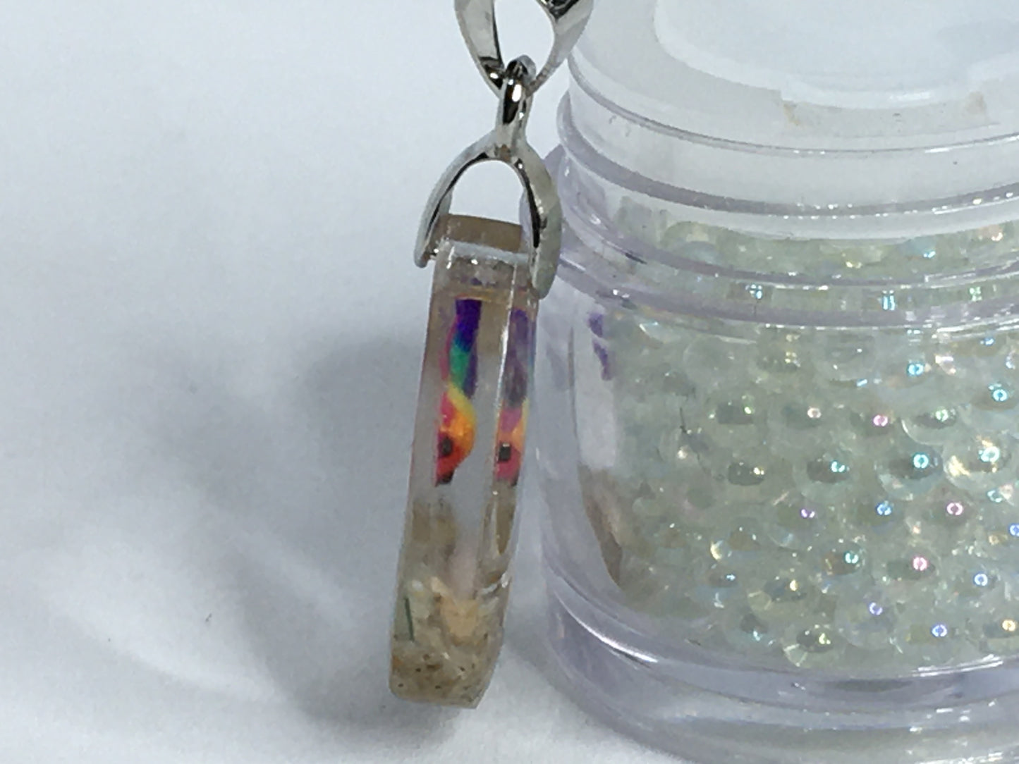 Rainbow Goldfish Necklace Pendant