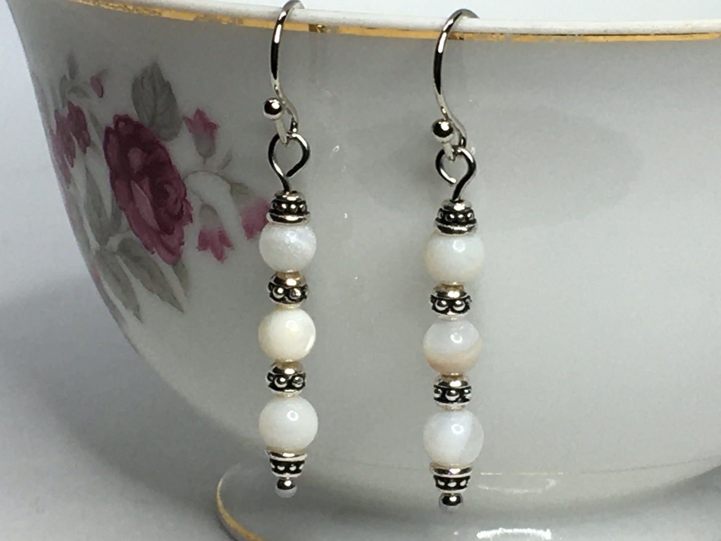 Mother of Pearl Shell Earrings