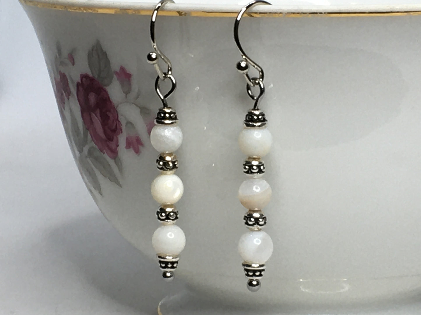 Mother of Pearl Shell Earrings