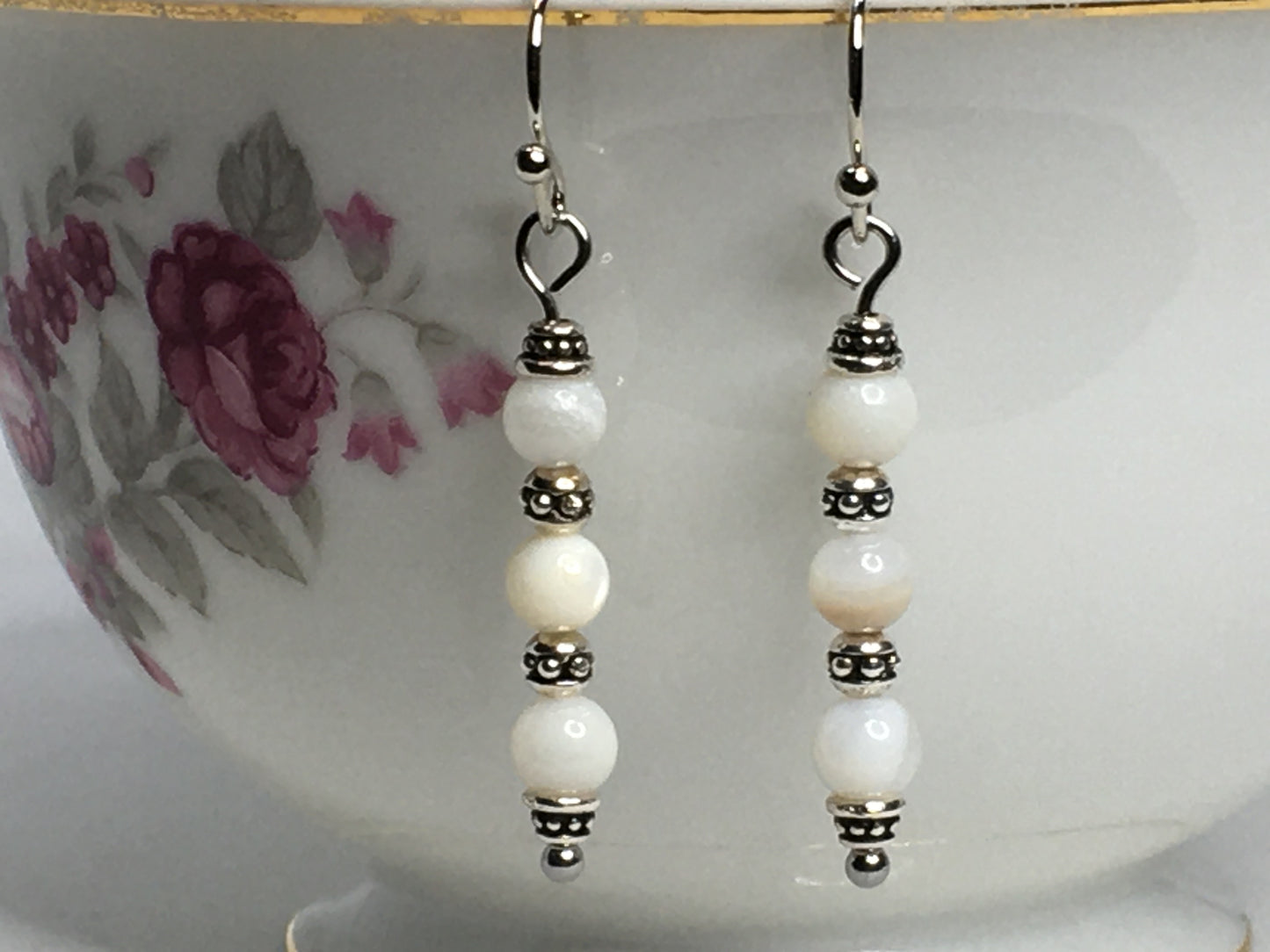 Mother of Pearl Shell Earrings