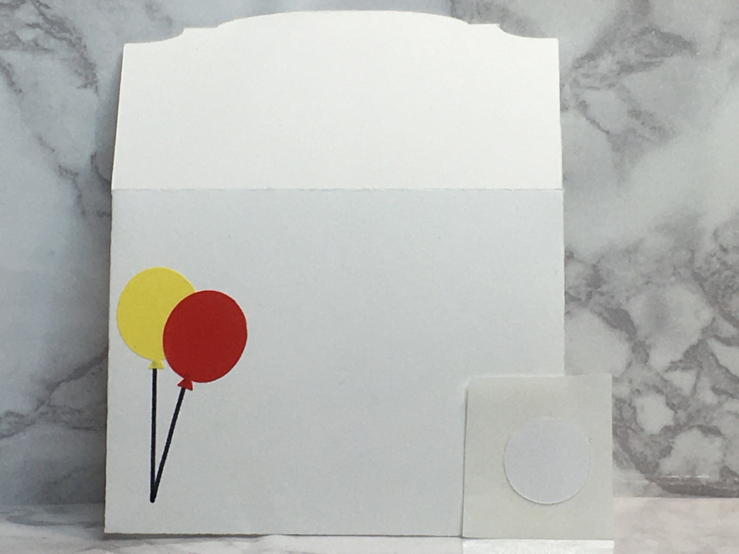 Mini Birthday Card with balloons