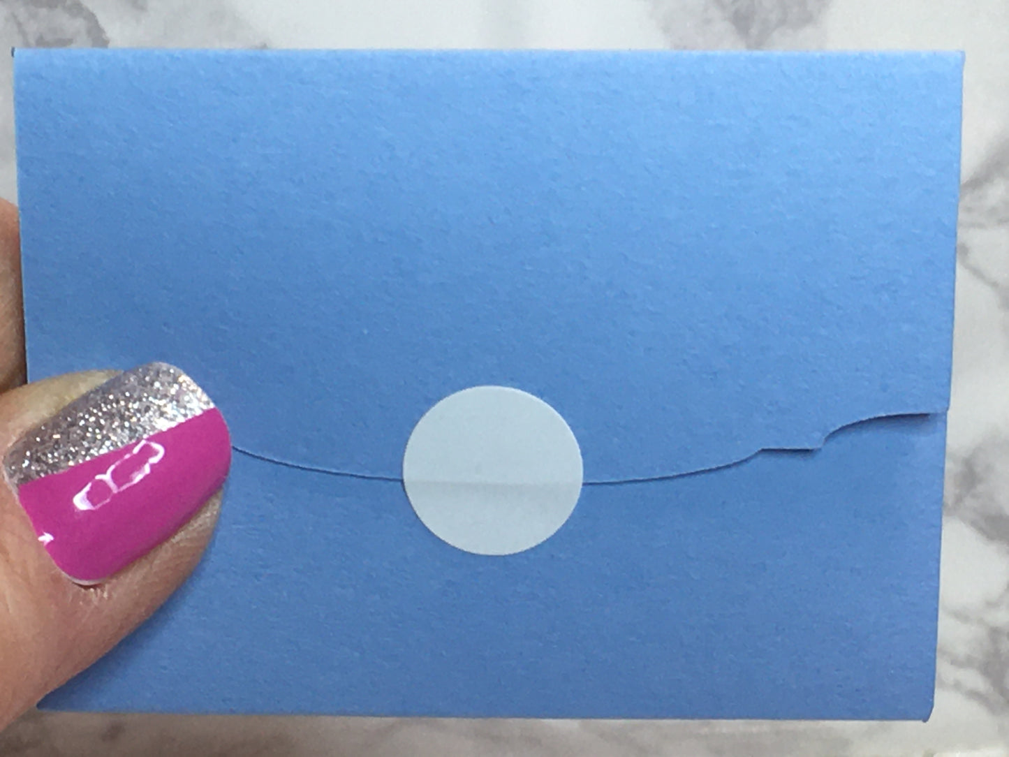 Mini Birthday Card with balloons blank inside