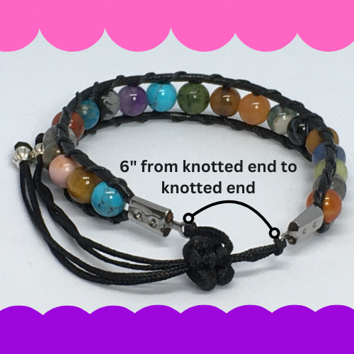 6" to 6.5" Gemstone Mix Bracelet