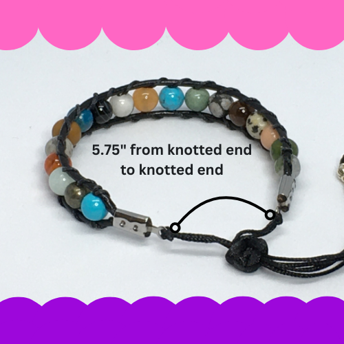 5.75" to 6.25" Gemstone Mix Bracelet