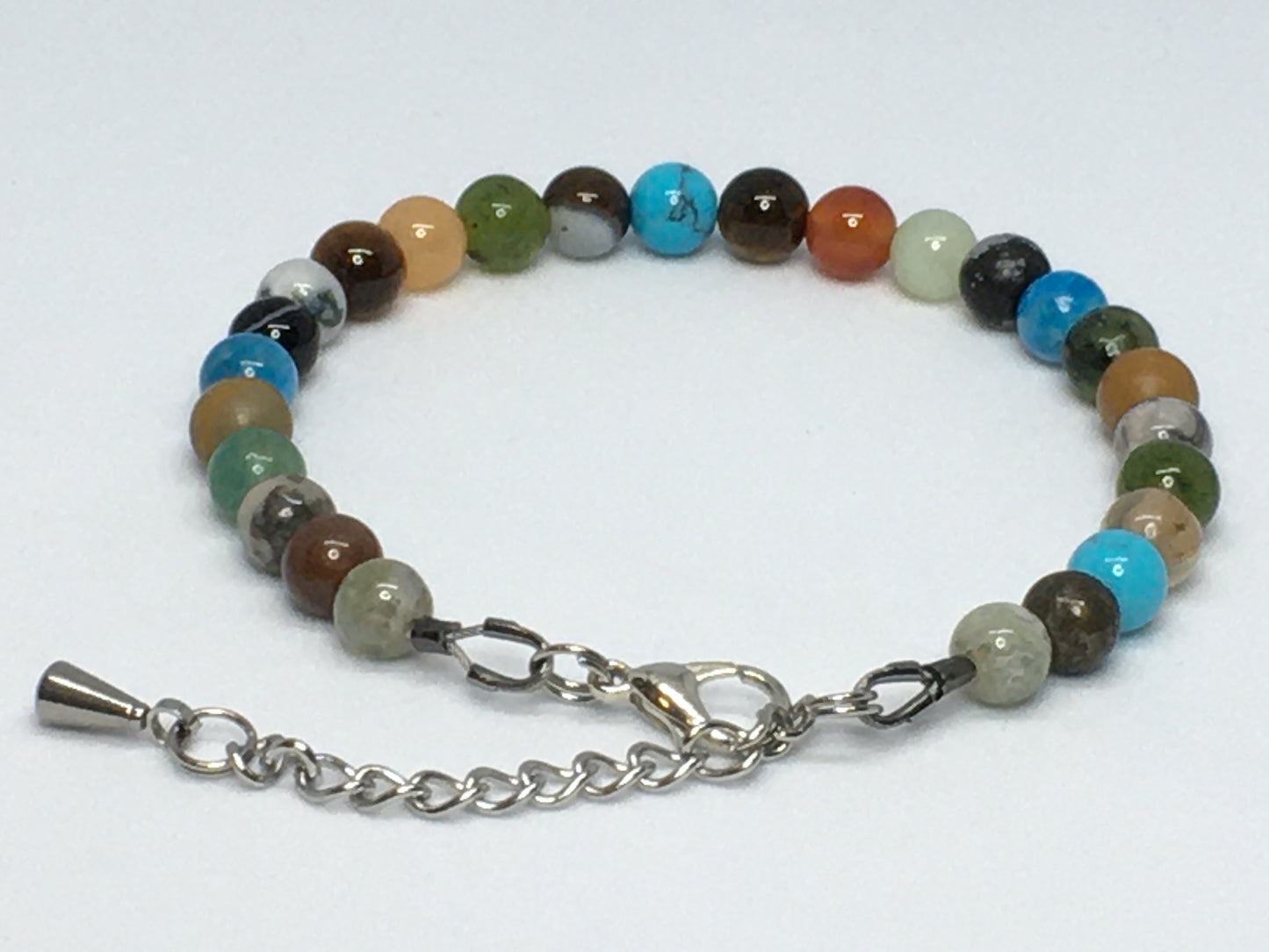 7.25" Gemstone Mix Women's Bracelet