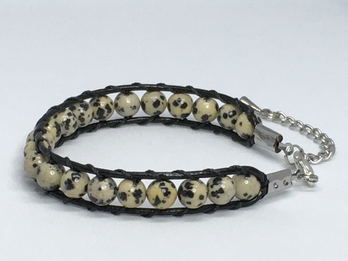 7" Dalmation Stone Women's Bracelet