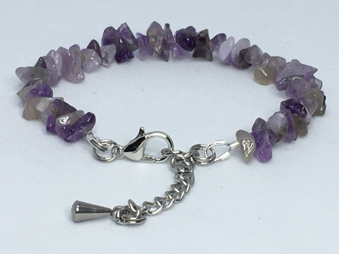 6" Amethyst Chip Women's Bracelet